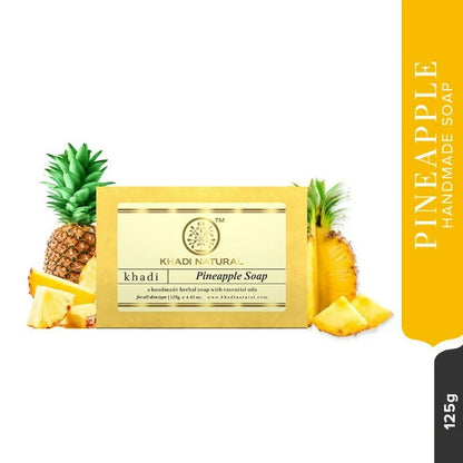 Khadi Natural Pineapple Handmade Soap - 125 gm