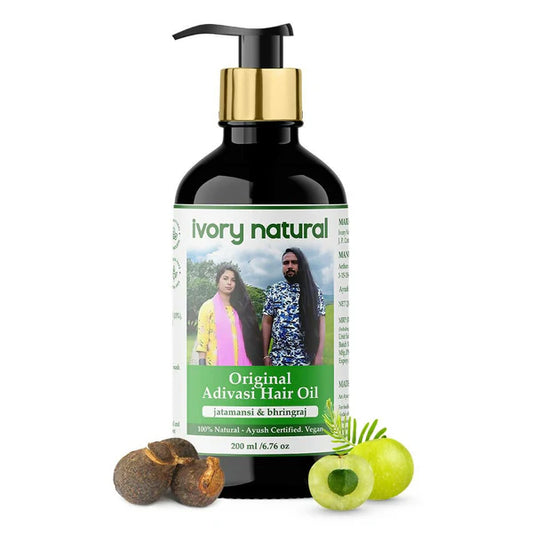 Ivory Natural Adivasi Hair Oil For Growth Of Hair, Hair Strengthening & Nourishment - 200 ml