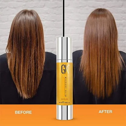 GK Hair Taming Serum With Argan Oil & Juvexin Keratin - 50 ml