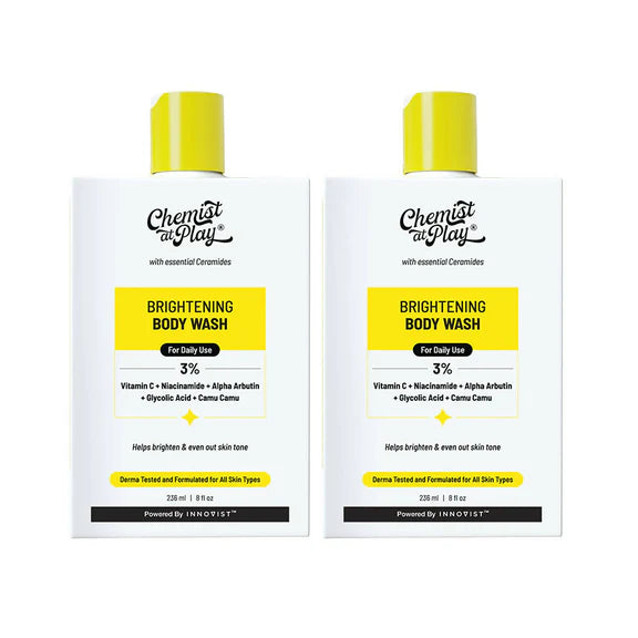 Chemist At Play Brightening Body Wash for Reduces Fades Dark Spots, Evens out Skin Tone Vitamin C with Camu Camu