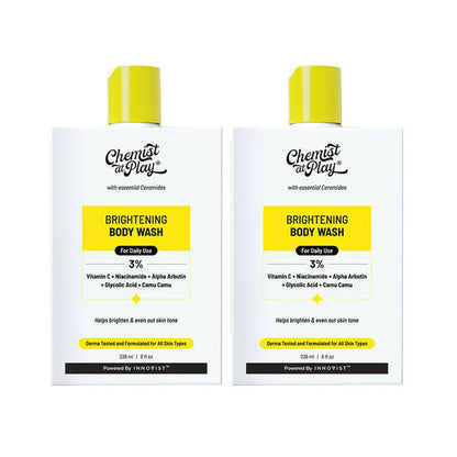 Chemist At Play Brightening Body Wash for Reduces Fades Dark Spots, Evens out Skin Tone Vitamin C with Camu Camu