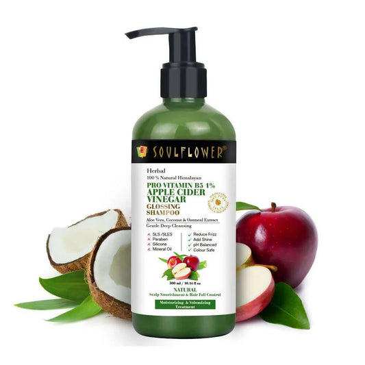Soulflower Pro Vitamin B5 Apple Cider Vinegar Shampoo