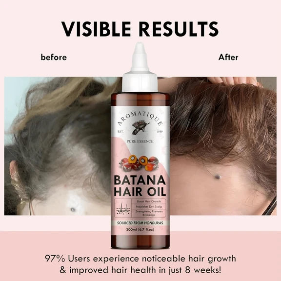 Aromatique Batana Oil Enriched with Rosemary, Argan, Onion, Castor Oil & More - 200 ml