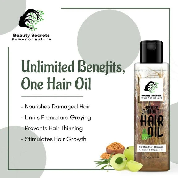Beauty Secrets Ayurvedic Jadibuti Hair Oil - 200 ml