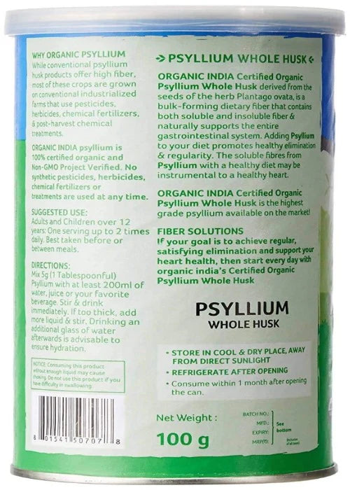 Organic India Psyllium Whole Husk