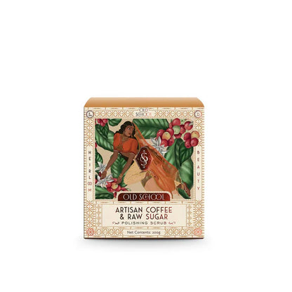 Old School Rituals Artisan Coffee & Raw Sugar Polishing Scrub - 200 gm