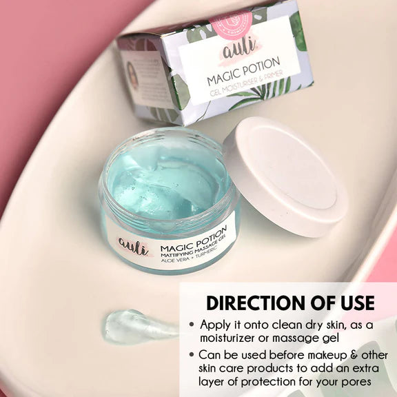 Auli Magic Potion Mattifying Massage Gel - 60 gm