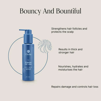 Oteria Luxury Voluminous Hair Lotion with Amla Fenugreek Sage and Curry Leaf & Hair Lotion & Serum For Hair Fall - 100 ml