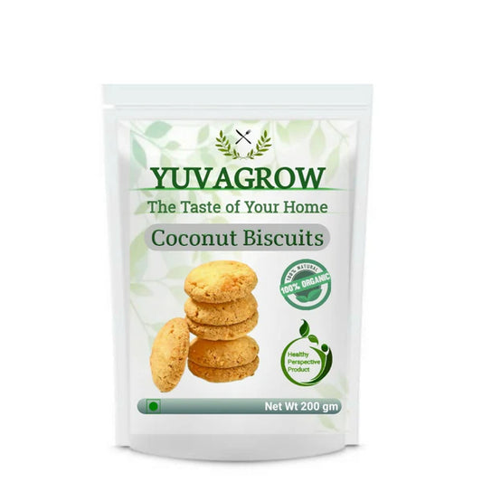 Yuvagrow Coconut Biscuits - 200 gm