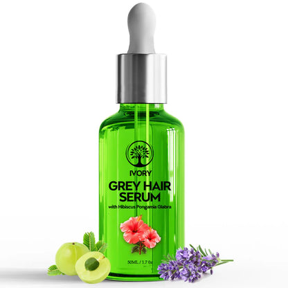 Ivory Natural Grey Hair Serum - Restore Natural Hair Color - 50 ml